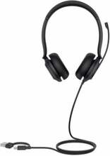 Kõrvaklapid Yealink UH35 Dual, USB-C/A, juhtmega, on-ear