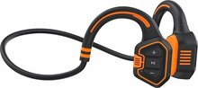 Juhtmevabad kõrvaklapid Evolveo BoneSwim MP3 16GB, must/oranž