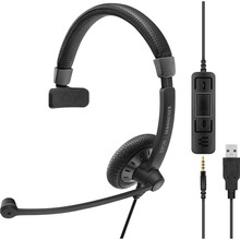 Kõrvaklapid EPOS Sennheiser SC 45 USB MS, must