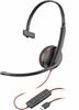 Juhtmega kõrvaklapid Poly Blackwire 3210, USB-C, must