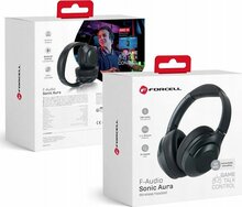 Juhtmevabad kõrvaklapid Forcell F-Audio Sonic Aura, must