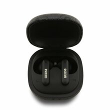 Juhtmevabad kõrvaklapid Guess PU 4G Script Logo ENC TWS, must