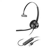 Kõrvaklapid HP Poly EncorePro 320 Stereo USB-C, must