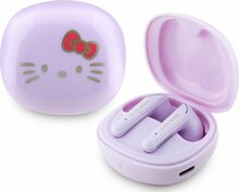 Juhtmevabad kõrvaklapid Hello Kitty TWS O Glossy Finish, lillad