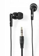 Juhtmega kõrvaklapid Nedis HPWD1000BK, must, 3,5 mm pistik