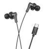 Juhtmega kõrvaklapid Hoco M114, USB-C, must