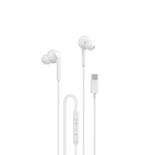 Juhtmega kõrvaklapid Dudao X3C+, USB-C, 1,2 m, valged