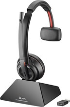 HP Poly Savi 8220 Stereo DECT 1880-1900 MHz, ülemine + laadimisalus