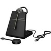 Juhtmevaba peakomplekt Jabra Engage 55 SE USB-C MS Convertible, must, laadimisalusega