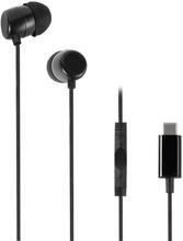 Kõrvaklapid Vivanco Stereo USB-C, juhtmega, mustad