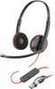 Juhtmega kõrvaklapid Poly Blackwire 3220 Stereo, USB-C, must
