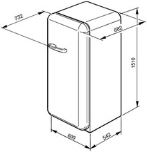 Smeg FAB28RO1