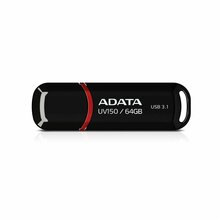 USB mälupulk Adata UV150, USB 3.0, 64GB, must