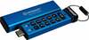 USB mälupulk Kingston IronKey Keypad 200C, USB-C, 256GB, sinine