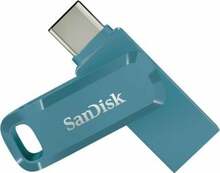 USB mälupulk SanDisk Ultra Dual Drive Go SDDDC3-128G-G46NBB, USB-A/USB-C, 128GB, sinine