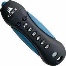 USB mälupulk Corsair Padlock 3, USB 3.2, 128GB, sinine/must