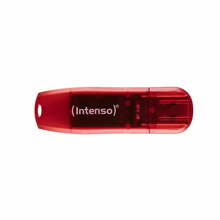 USB mälupulk Intenso Rainbow Line, USB 2.0, 128GB, punane