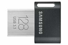 USB mälupulk Samsung FIT Plus, USB 3.1, 128GB, hõbe/must