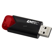 USB mälupulk Emtec Click Easy B110, USB 3.2, 16GB, punane/must