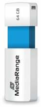 USB mälupulk MediaRange MR974, USB 2.0, 64GB, sinine