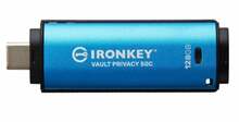 USB-mälupulk Kingston IronKey Vault Privacy 50C, USB-C, 128GB, sinine