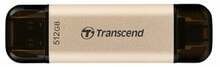 USB mälupulk Transcend JetFlash 930C, USB 3.2 Type-C, 512GB, kuldne