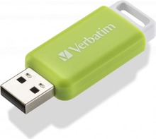 USB mälupulk Verbatim DataBar, USB 2.0, 32GB, roheline