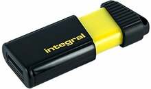USB mälupulk Integral Pulse, 64GB, kollane