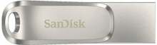 USB mälupulk SanDisk Ultra Dual Drive Luxe, USB 3.1, 1TB, hõbe