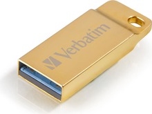 USB mälupulk Verbatim Metal Executive 99106, USB 3.2, 64GB, kuldne