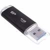 USB mälupulk Silicon Power Blaze B02, USB 3.0, 64GB, must