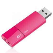 USB mälupulk Silicon Power Blaze B05, USB 3.0, 64GB, roosa