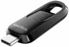 USB mälupulk SanDisk Ultra Slider SDCZ480-064G-G46, USB 3.2, 64GB, must