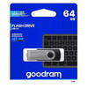 USB mälupulk Goodram UTS2, USB 2.0, 64GB, must/hõbe