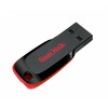USB mälupulk SanDisk Cruzer Blade SDCZ50-128G-B35, USB 2.0, 128GB, must/punane