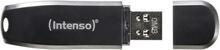 USB mälupulk Intenso Speed Line 3533491, USB 3.0, 128GB, must