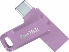 USB mälupulk SanDisk Ultra Dual Drive Go SDDDC3-256G-G46L, USB Type-A/Type-C, USB 3.2 Gen 1, 256GB, lavendel