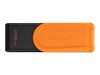 USB mälupulk Kingston DataTraveler Exodia S, USB 3.2 Gen 1, 256GB, must/oranž