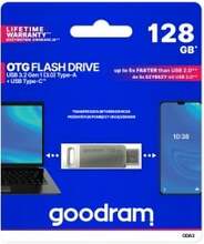 USB mälupulk Goodram ODA3, USB 3.2, 128GB, hõbe