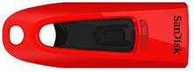 USB mälupulk SanDisk Ultra, USB 3.0, 64GB, punane