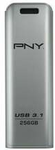 USB mälupulk PNY Elite Steel FD256ESTEEL31G-EF, USB 3.1, 256GB, hall/hõbe