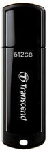USB mälupulk Transcend JetFlash 700 TS512GJF700, USB 3.1, 512GB, must