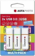 USB mälupulk AgfaPhoto Color Mix, USB 3.0 Gen 1, 32GB