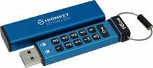 USB mälupulk Kingston IronKey Keypad 200, USB 3.0, 16GB, sinine