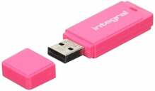 USB mälupulk Integral Neon, 32GB, roosa