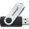 USB mälupulk Intenso Office Line 3543490, USB 3.2 Gen 1, 64GB, hõbe-must