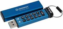 USB mälupulk Kingston IronKey Keypad 200 IKKP200/512GB, USB 3.2 Gen 1, 512GB, sinine