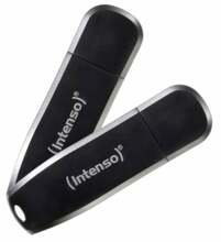 USB mälupulk Intenso 3533494, USB 3.2, 2x64GB, must