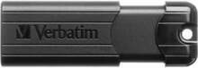 USB mälupulk Verbatim PinStripe, USB 3.0, 32GB, must