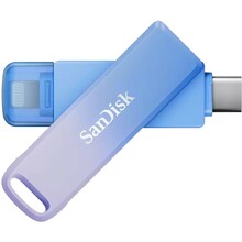 USB mälupulk SanDisk Creator Phone Drive SDIXD0N-256G-GN6TP, USB 3.2 Gen 1, 256GB, sinine/lilla